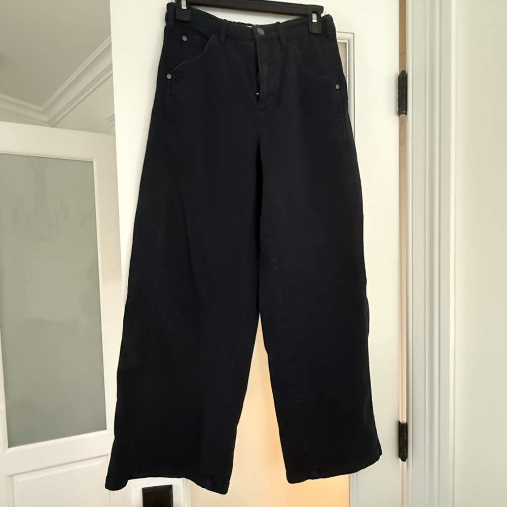 Women’s Pilcro Black Elastic-Waist Pants
